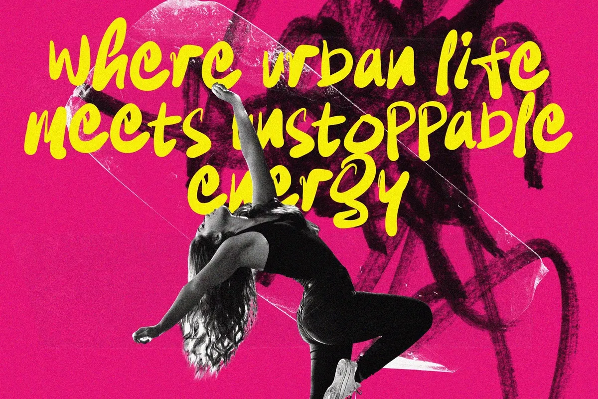 BIGES — Urban Raw Brush Font