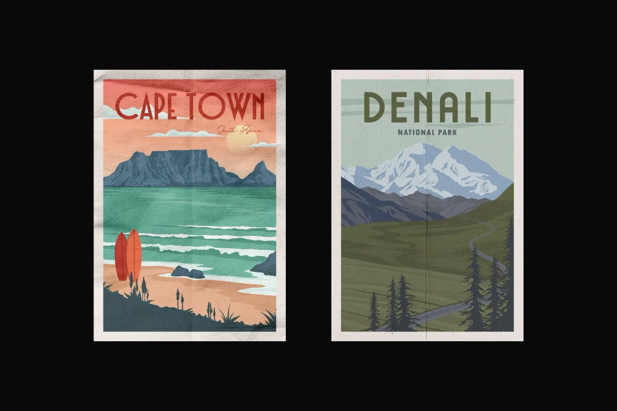 Retro Poster Mockup