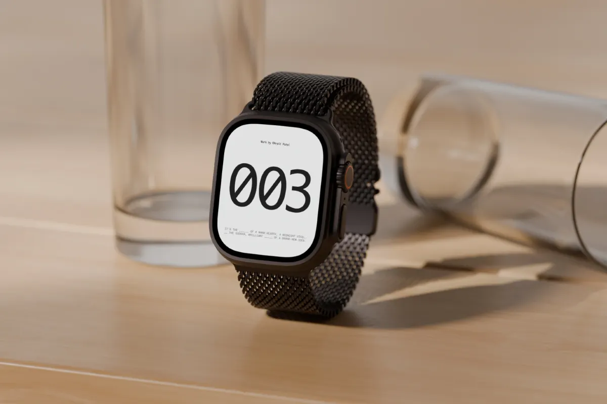Apple Watch Ultra 2 Mockup