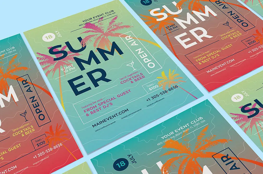 Summer Poster Template