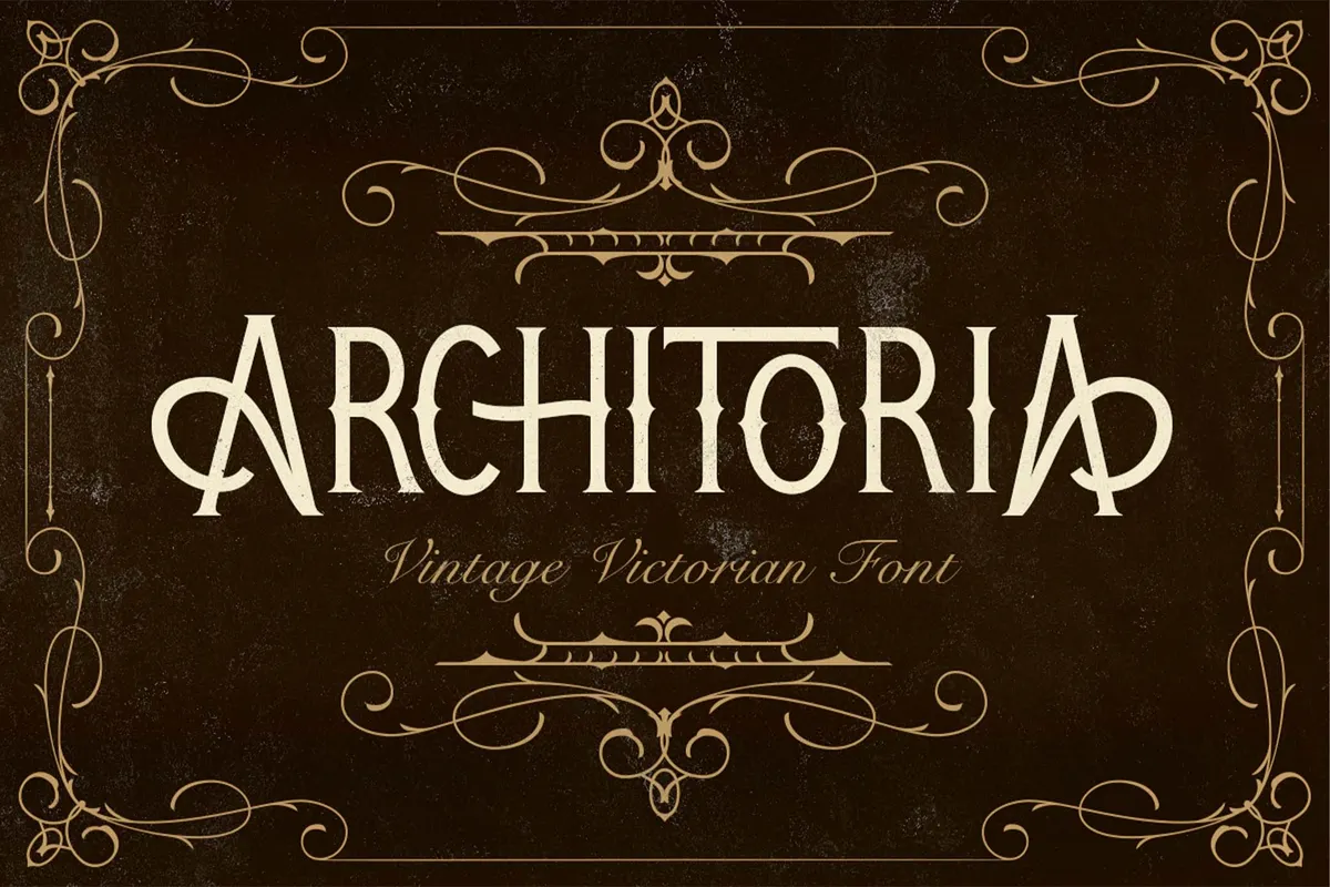 Architoria — Vintage Victorian Font