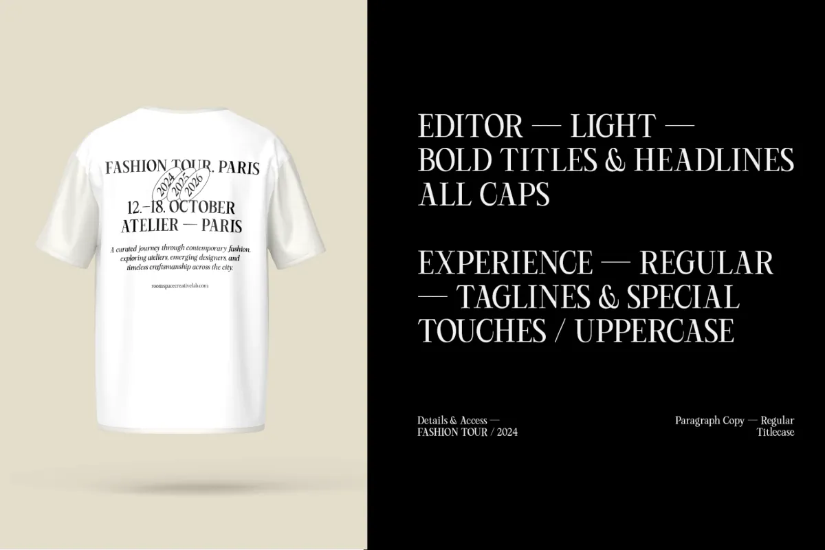 RCL Arviel – Modern Editorial Serif Font Family