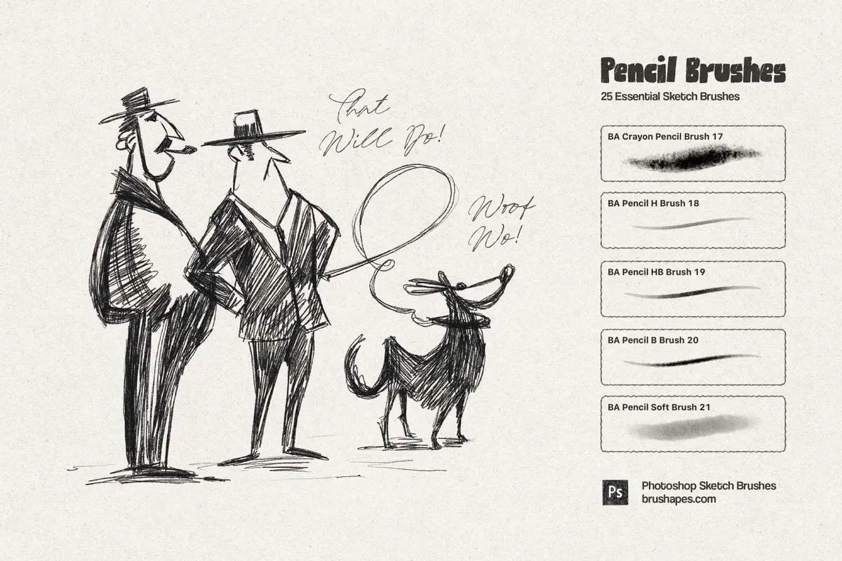Everyday Sketch Photoshop Brushes