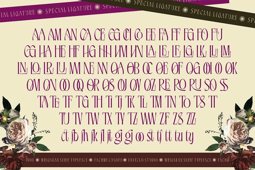 Wrigskan - Elegant Luxury Serif Typeface