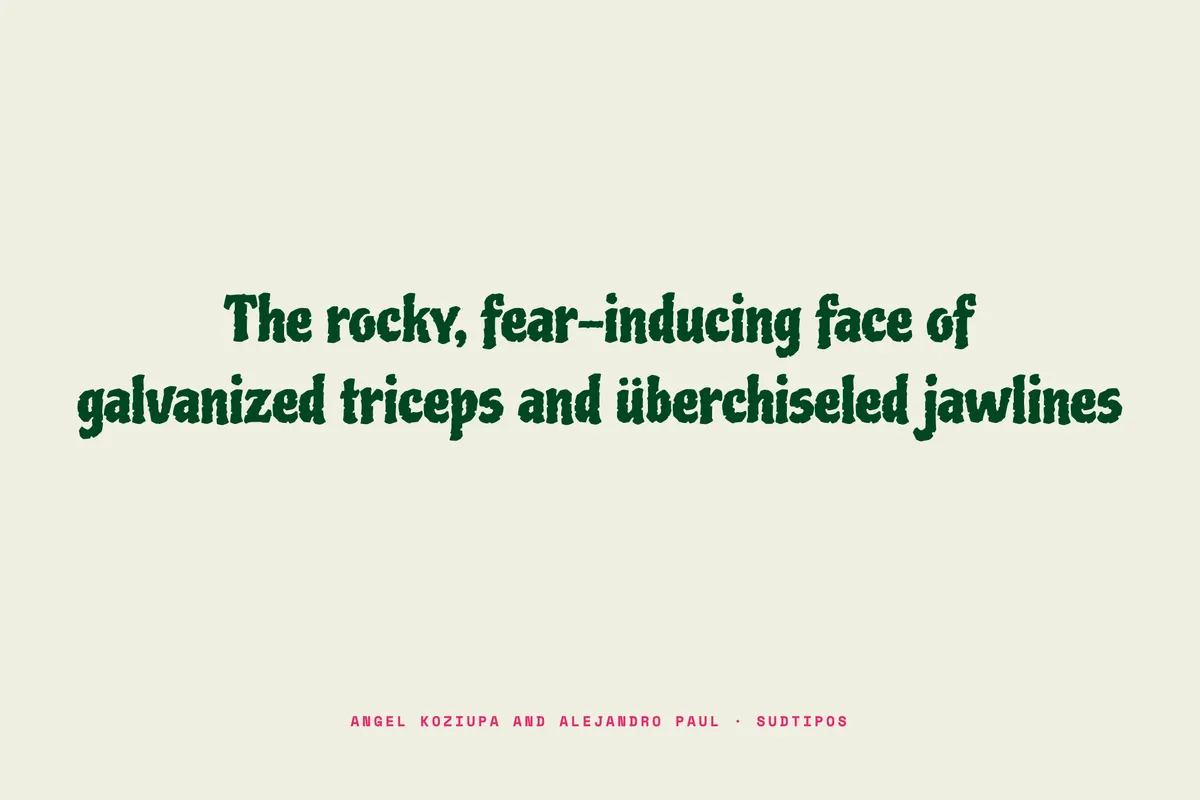 Piedra - Free Rocky Display Font
