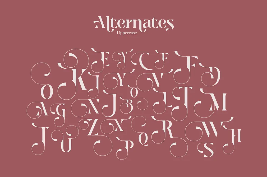 Losta Parka — Decorative Stencil Font Family