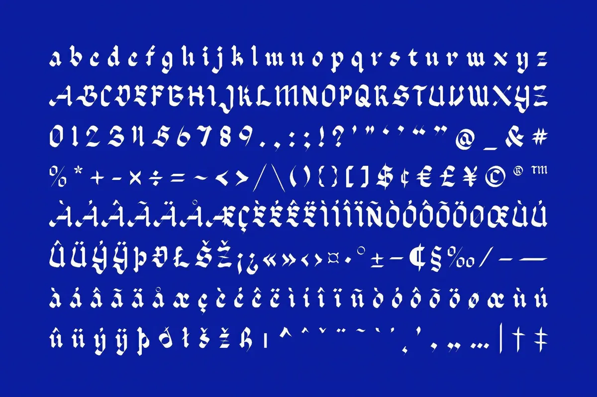 Ambyar Blackletter Type
