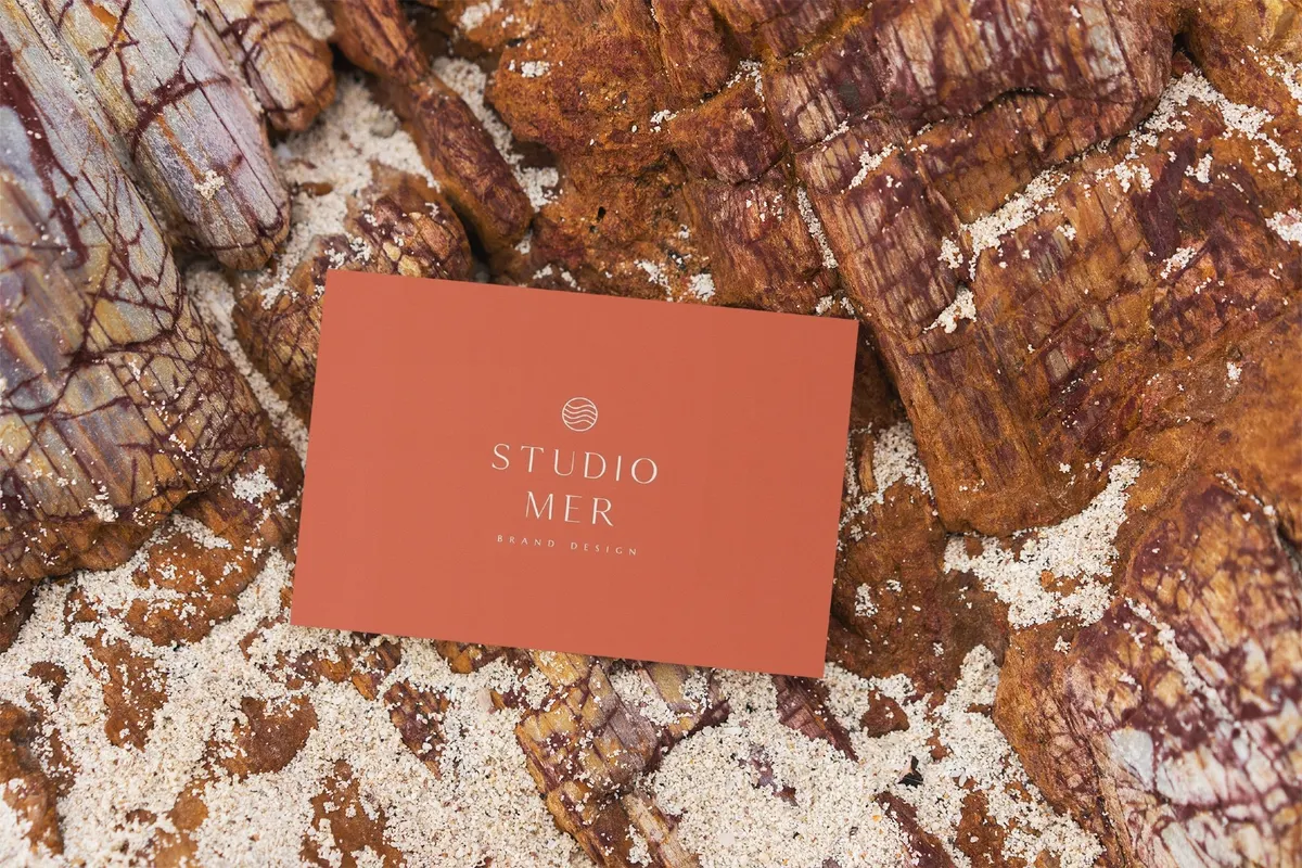 Nature Business Card Mockup