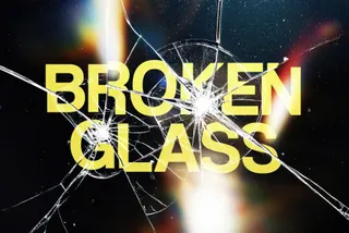 Broken Glass Text Effect