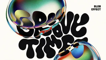 Color Blob Text & Logo Effect