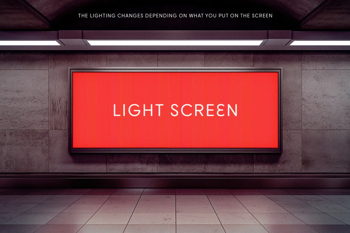 LED Screen Mockup