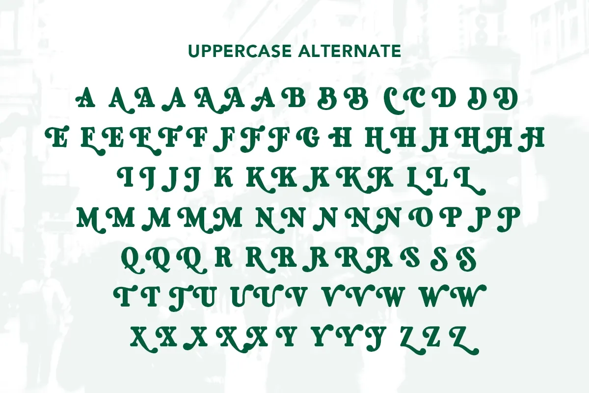 Breaking March - Groovy Bold Serif