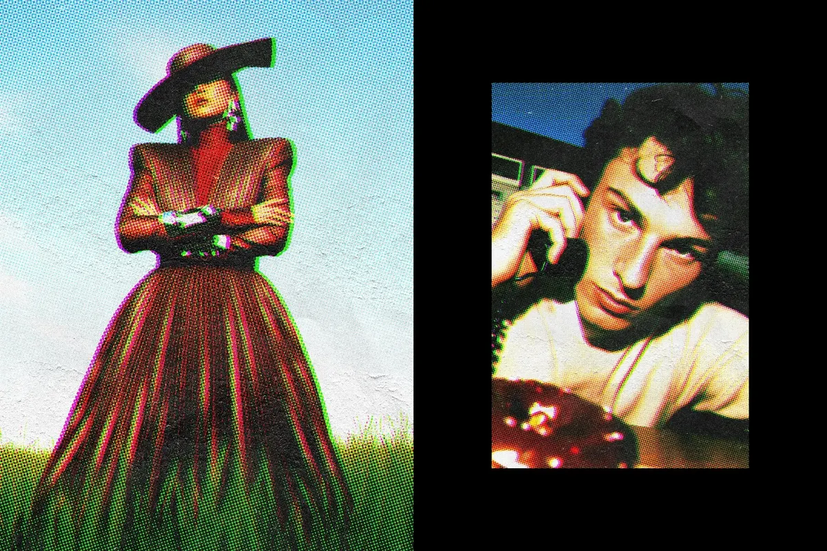 Halftone Magazine Photo Effect