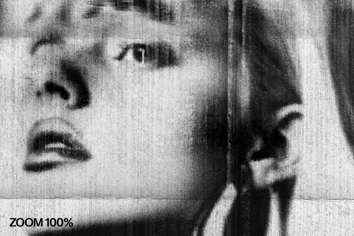 Broken Scanner Photo Effect