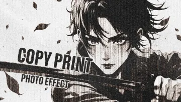 Copy Print Photo Effect