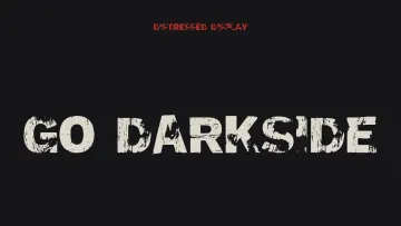 GO Darkside - Grunge Punk Font