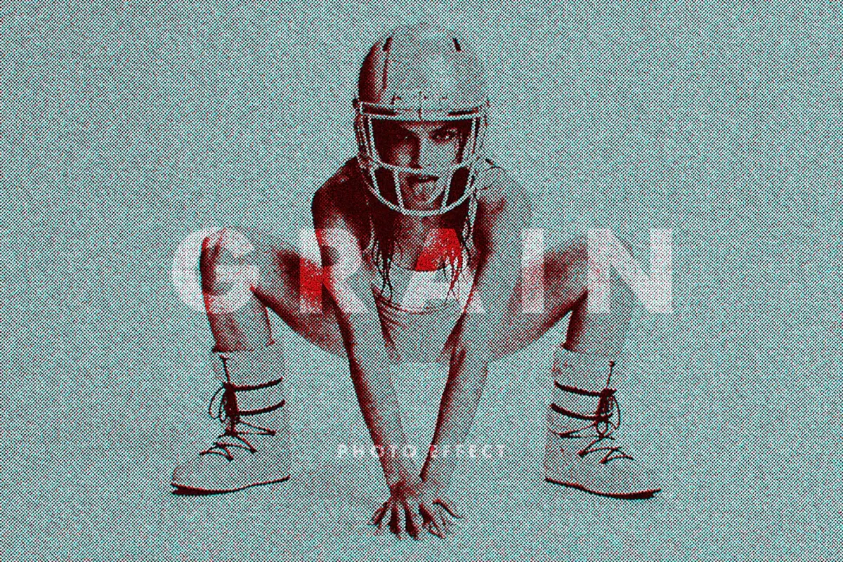 Grain Risograph Photo Effect