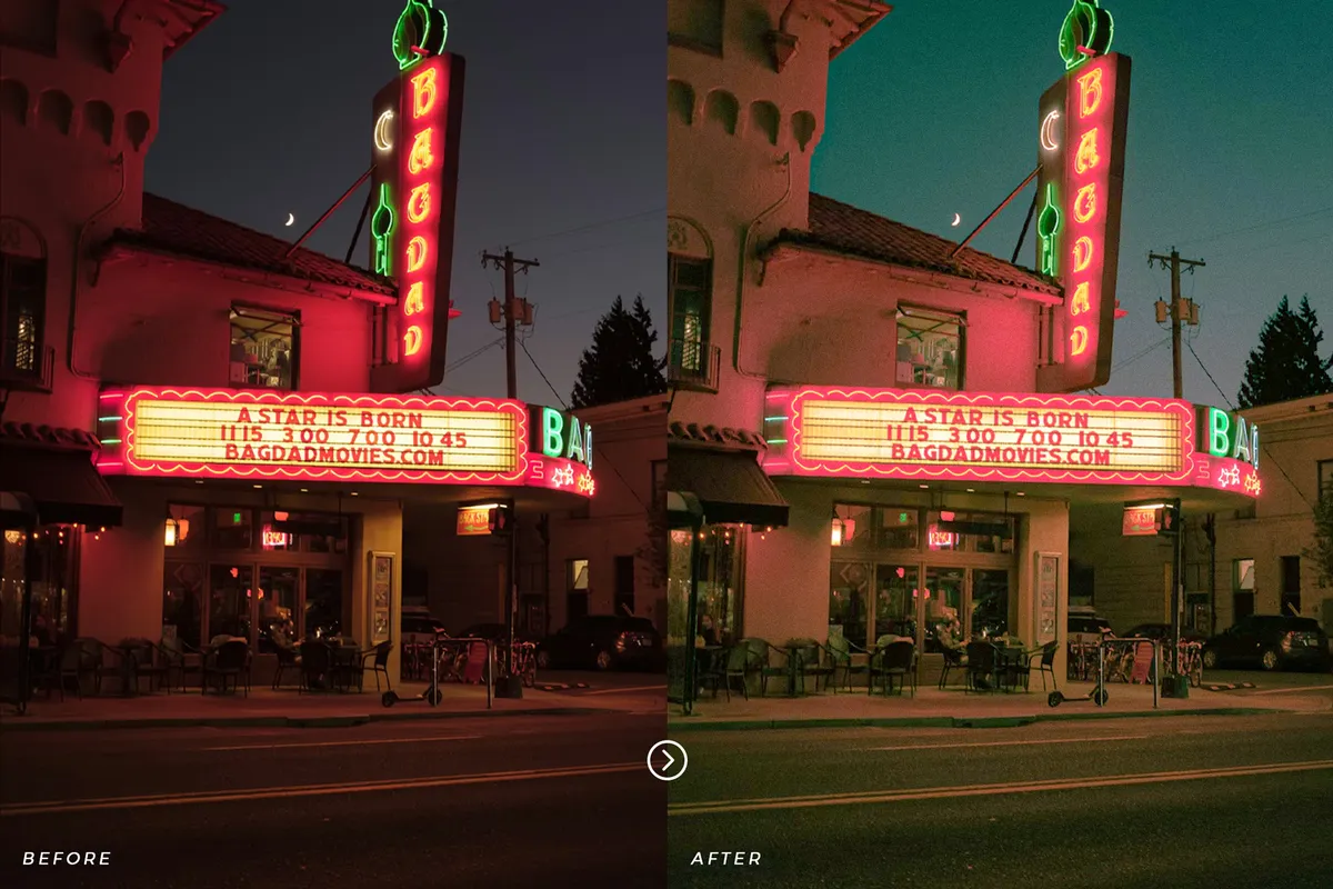 Vintage Cinema Lightroom Presets