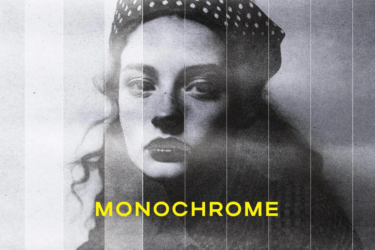 Monochrome Copy Photo Effect