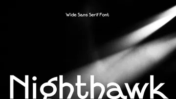 Nighthawk Font