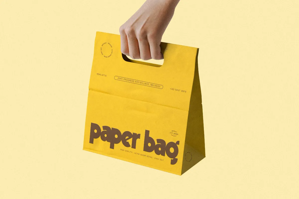 Paper Bag Branding Mockup