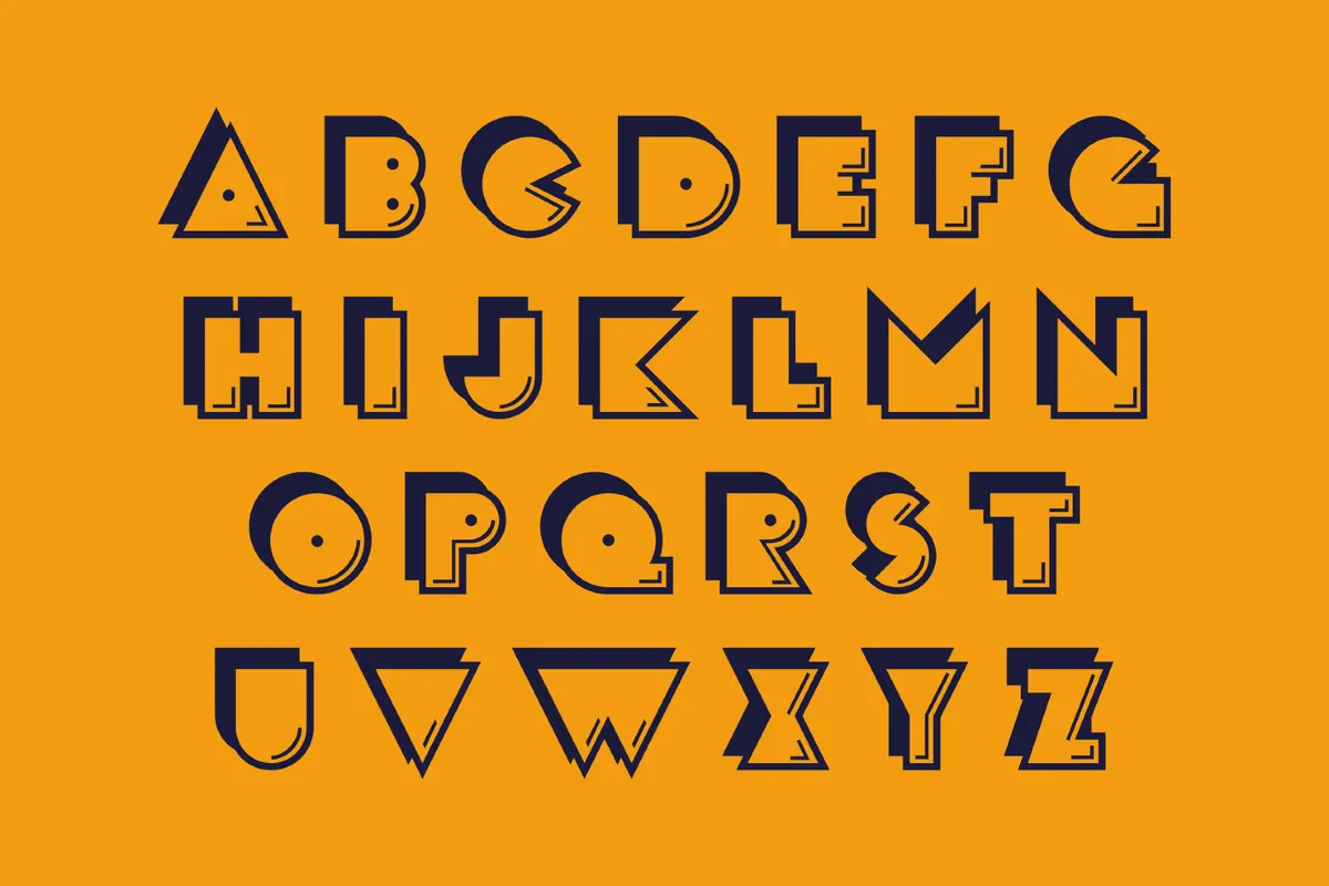 Crackman - Video Game Font Family