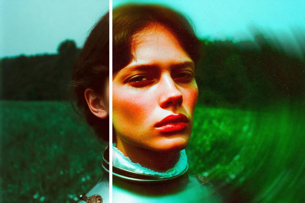 Vibrant Spinning Photo Effect