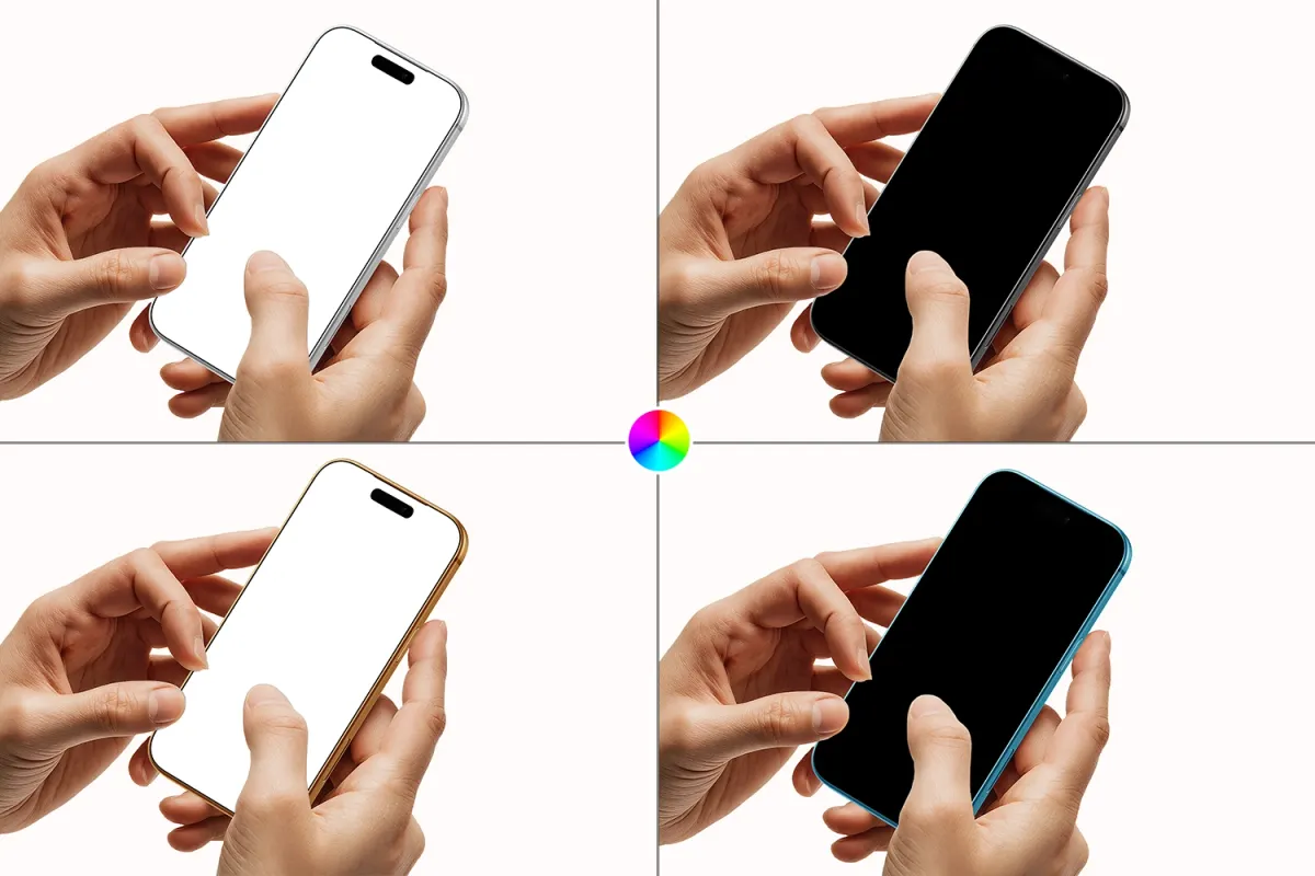Hand Holding iPhone 17 Pro Max Mockup
