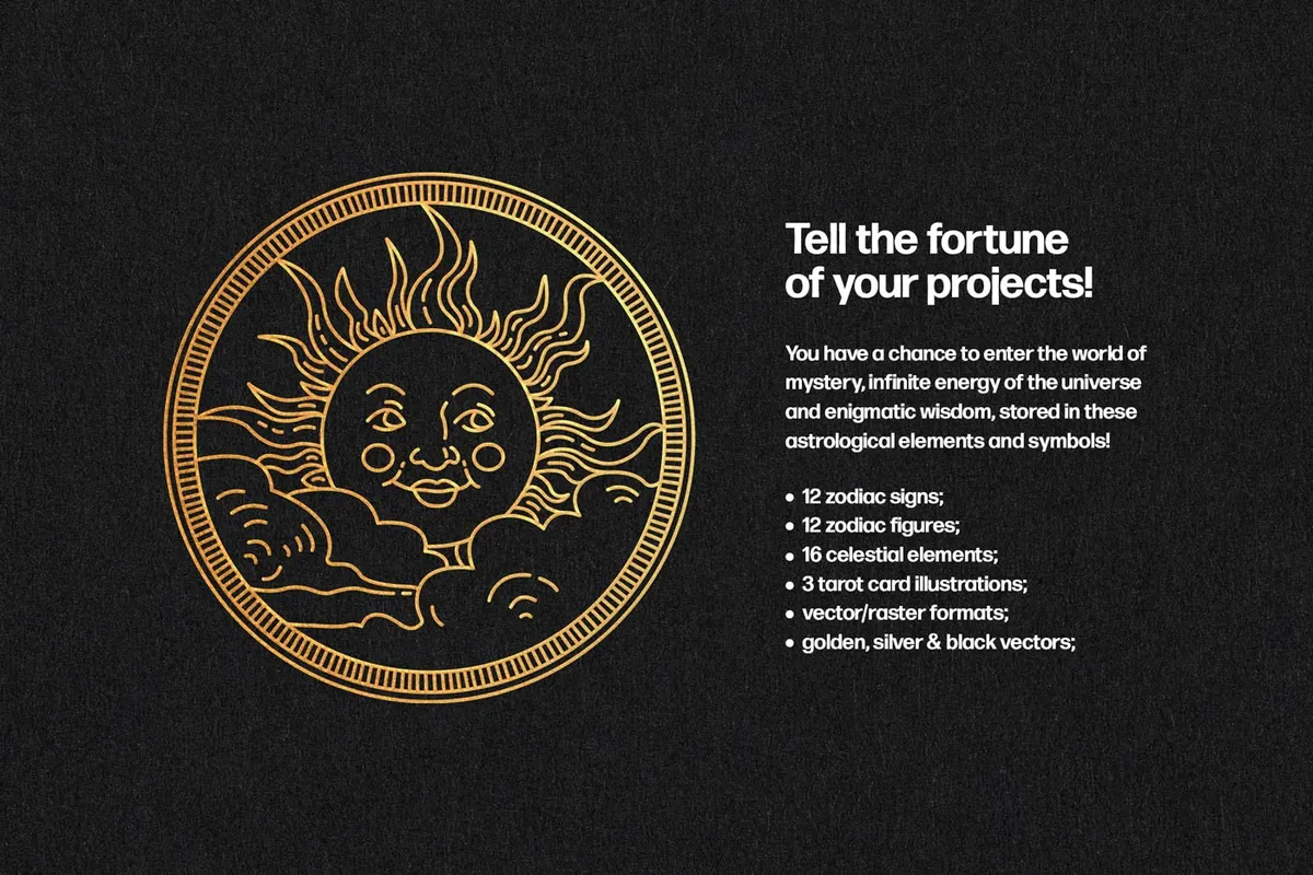 Zodiac Graphic Elements Kit