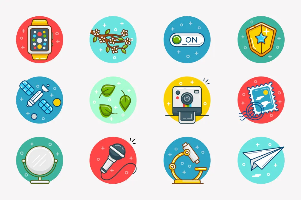 50 Icons From Ballicons 3 Set