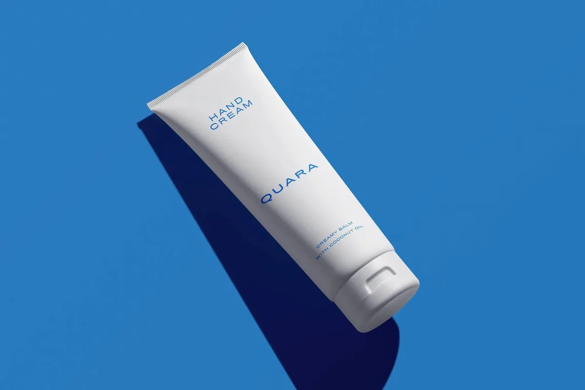 Face & Hand Cream Tube Mockup