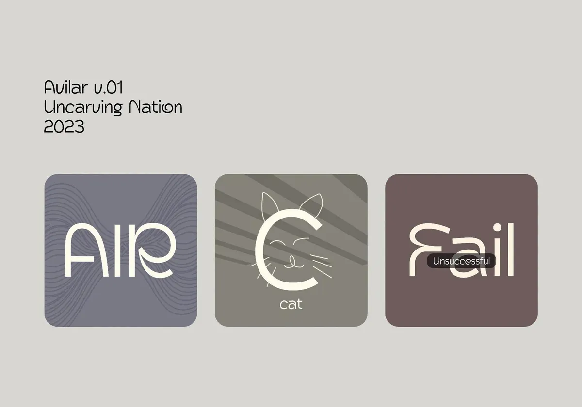 Avilar — Display Font