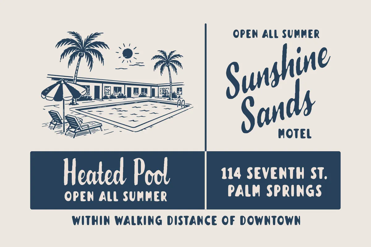 Florida Palms – Tropical Font Duo