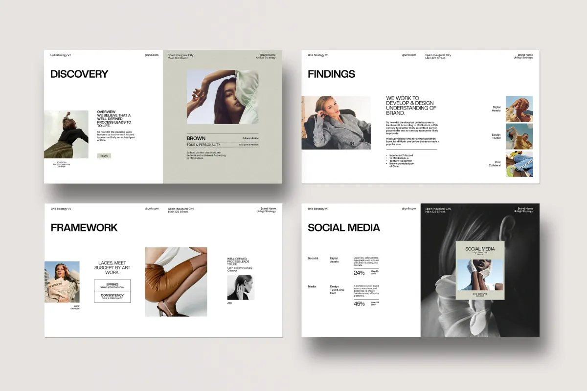 UNIK Strategy Presentation Template