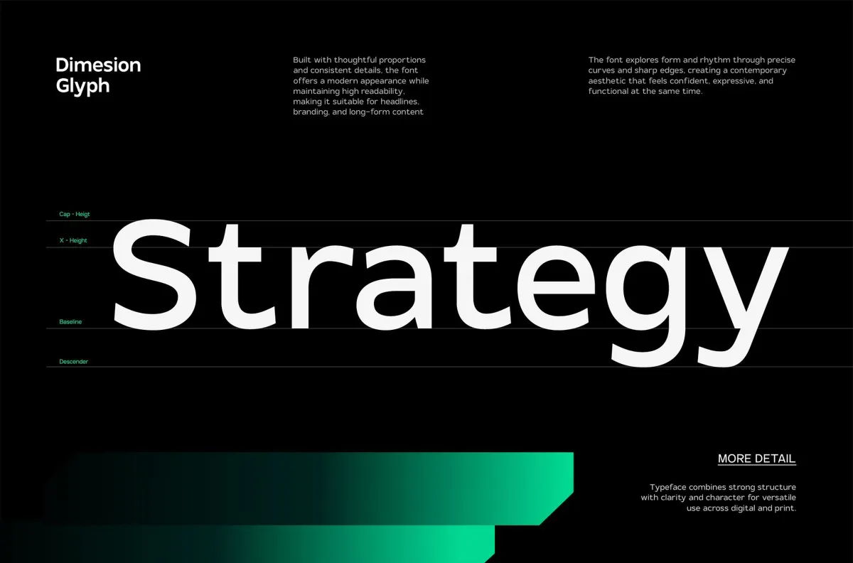 TRT Monexa Modern Sans Typeface