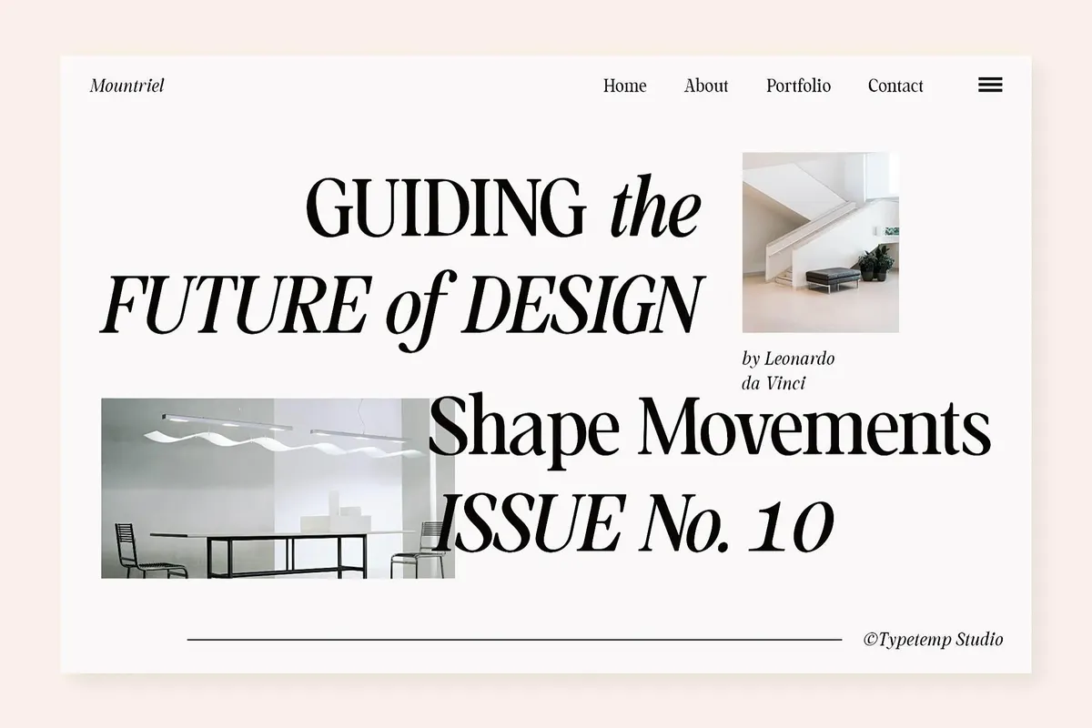 Mountriel — Classic Serif Font