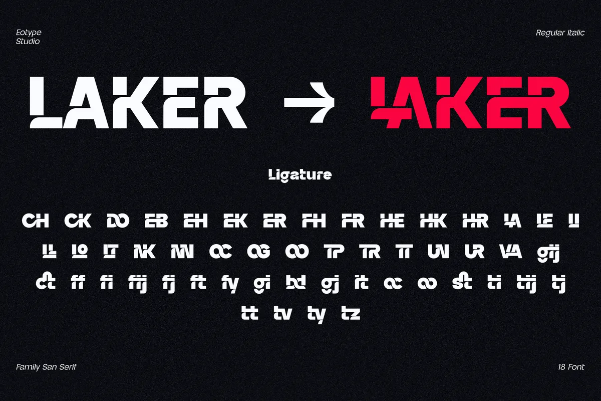 Jettic - Futuristic Sans Serif Font Family