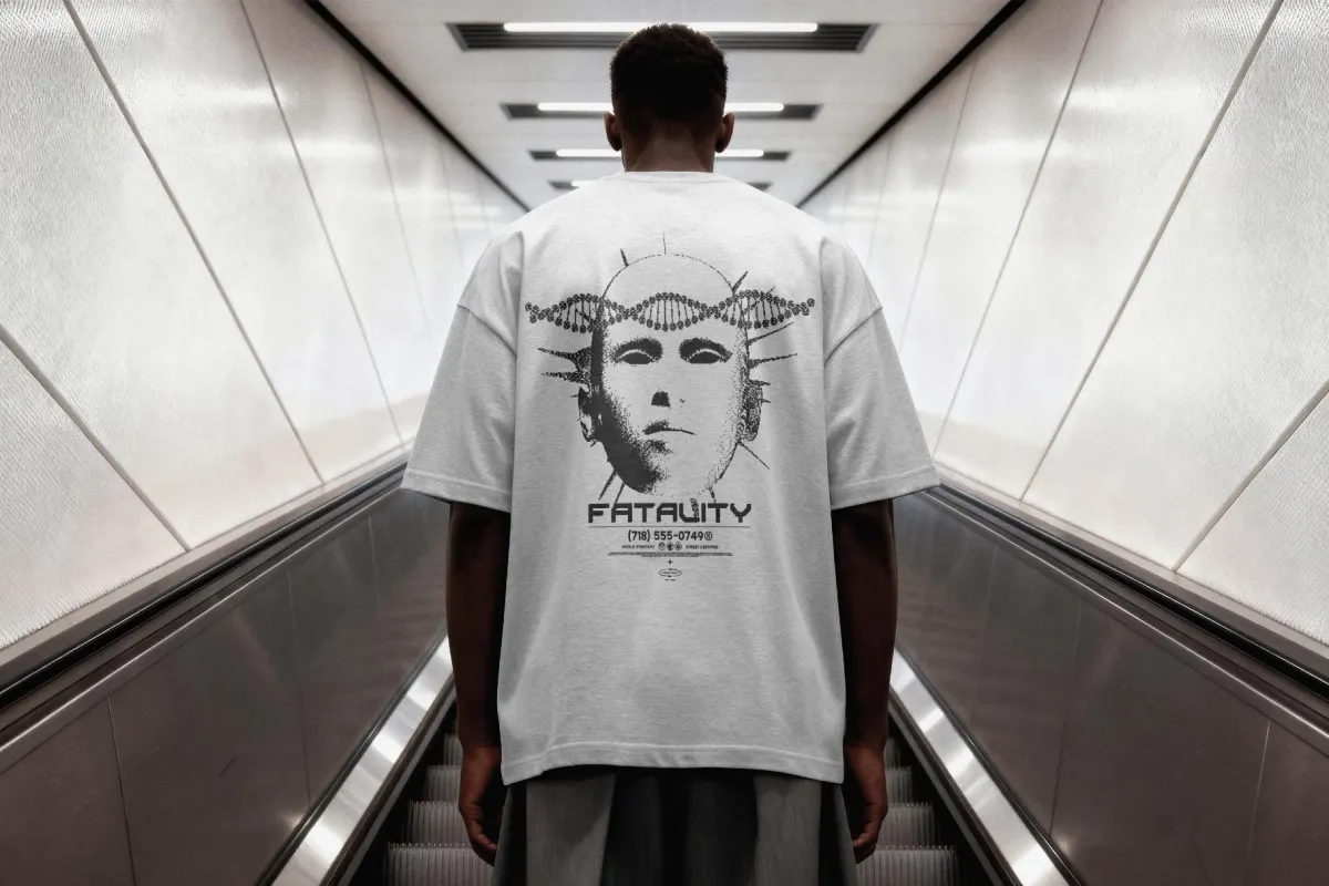 Back-Viewed T-shirt Mockup