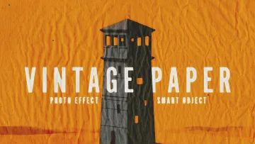 Vintage Paper Photo Effect