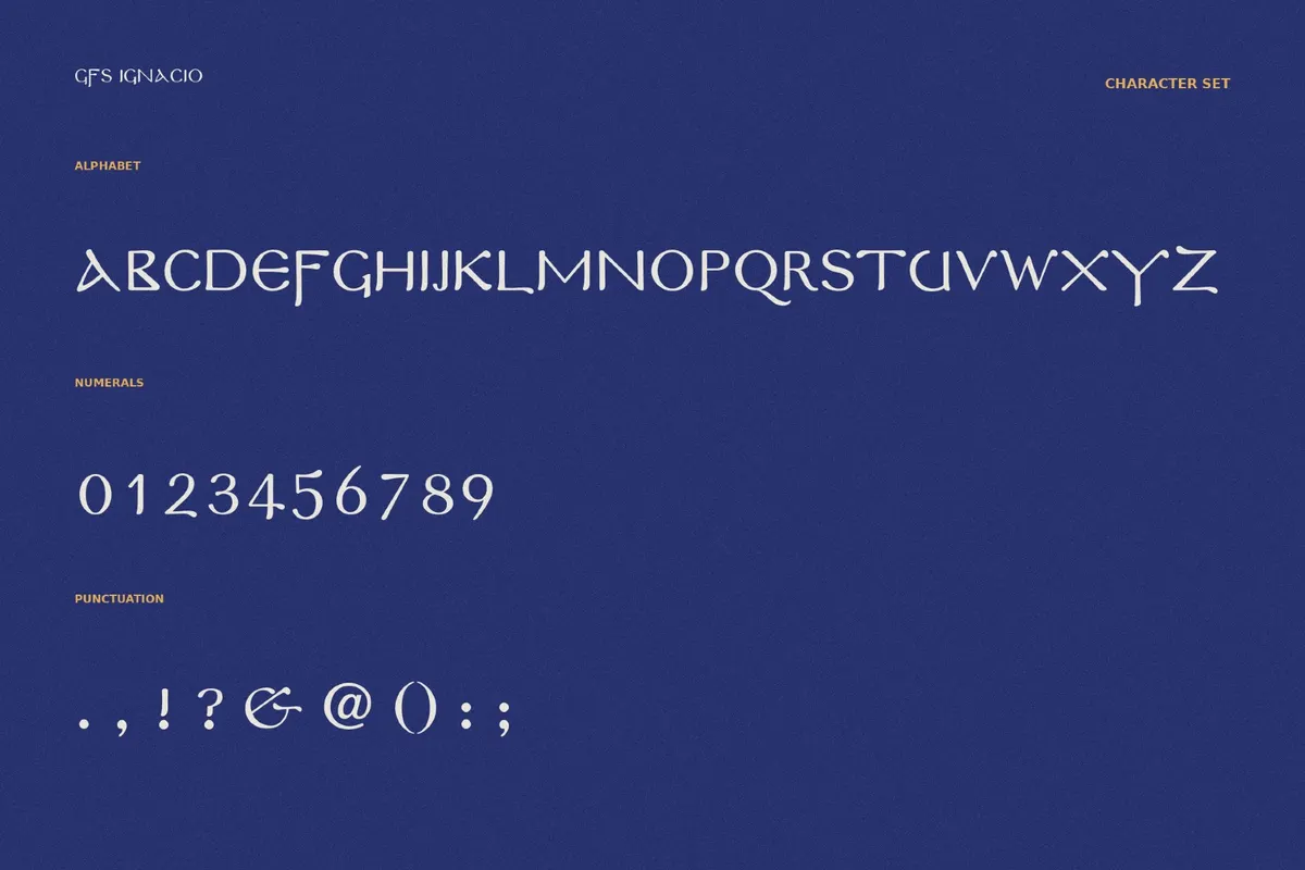 GFS Ignacio - Ancient Greek Font