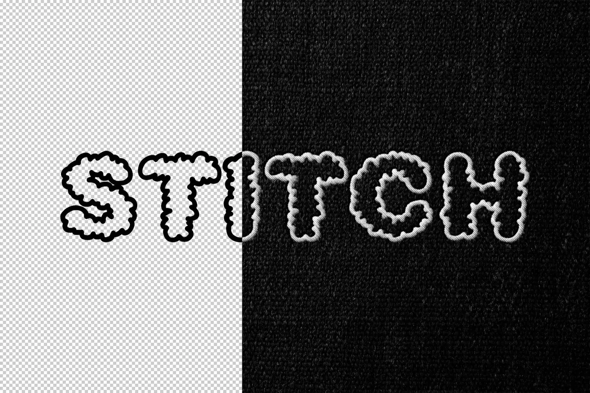 Stitches Embroidery Effect