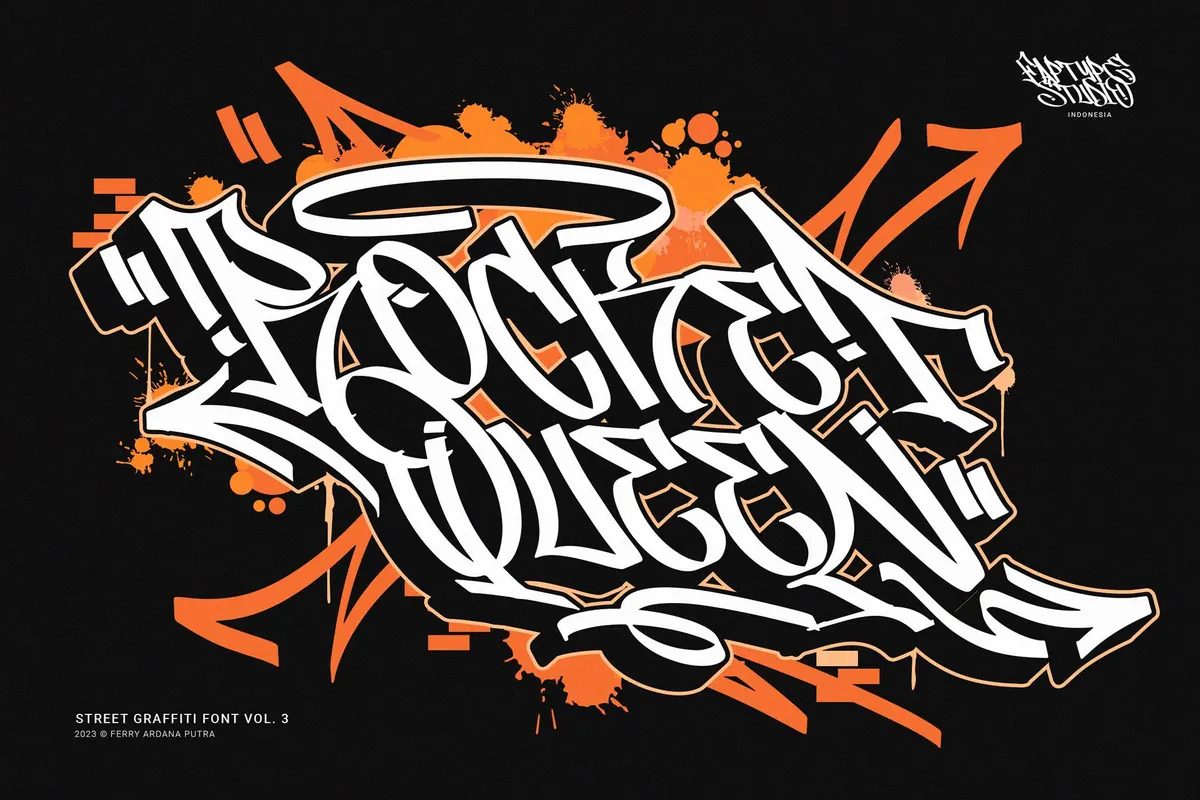 Rocket Queen — Street Graffiti Font