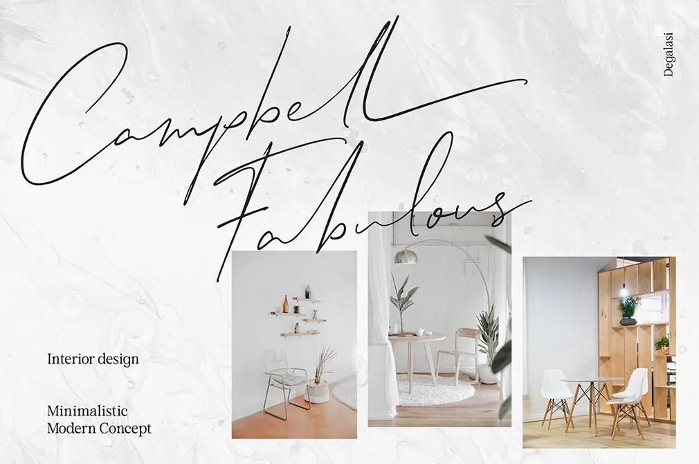 Degalasi Script Font