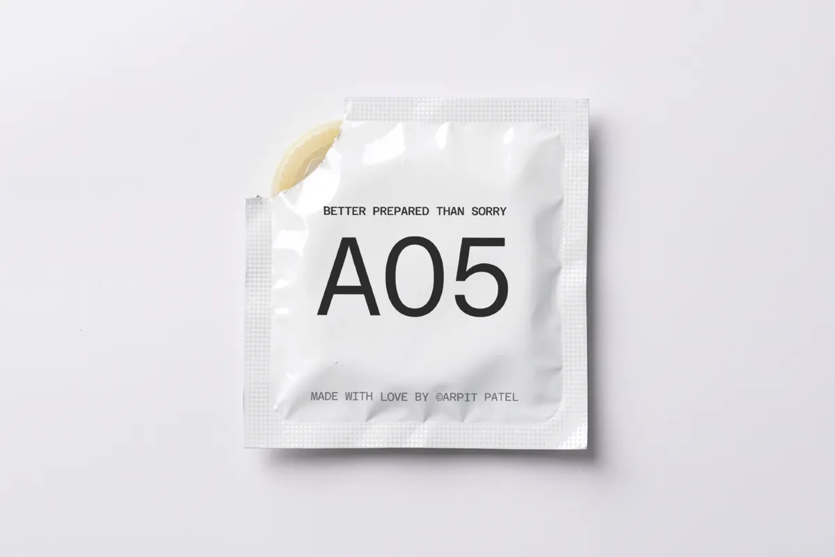 Condom Mockup