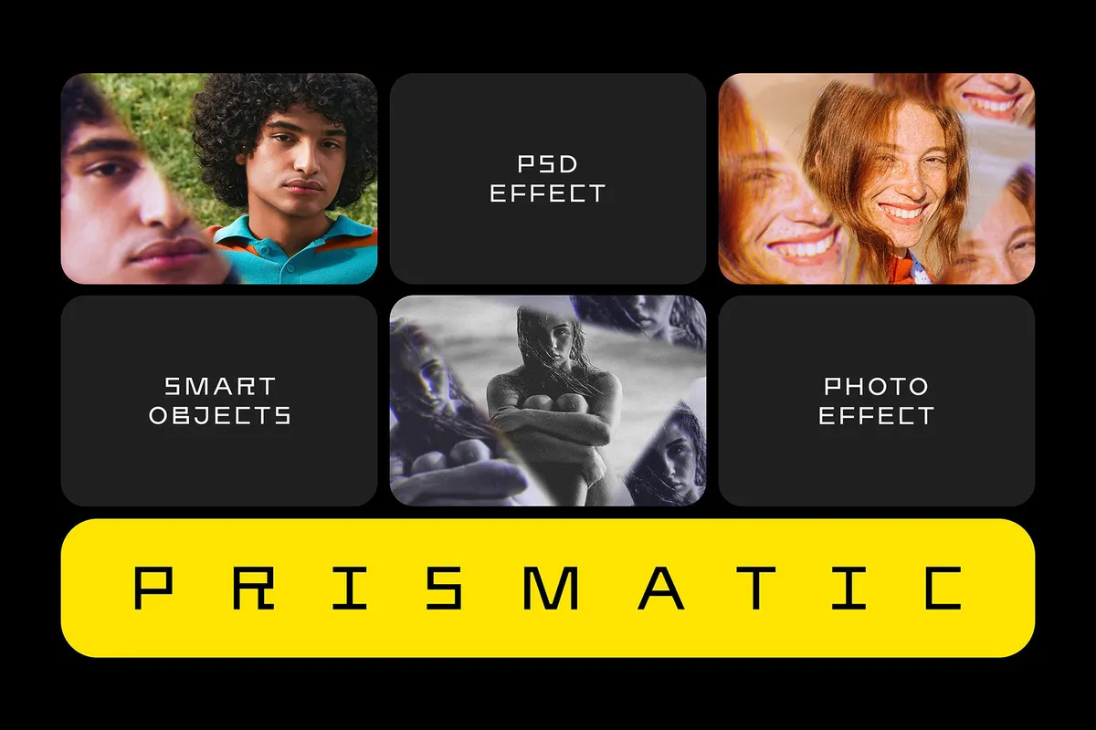 Prismatic Glass Photo Effect