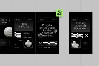 Futuristic VR Tech Instagram for Affinity Template