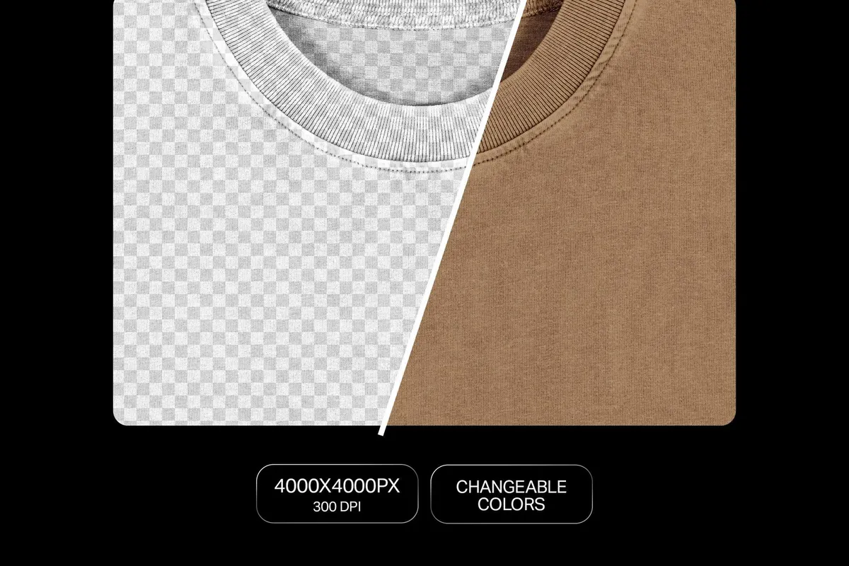 Oversize T-Shirt Mockup