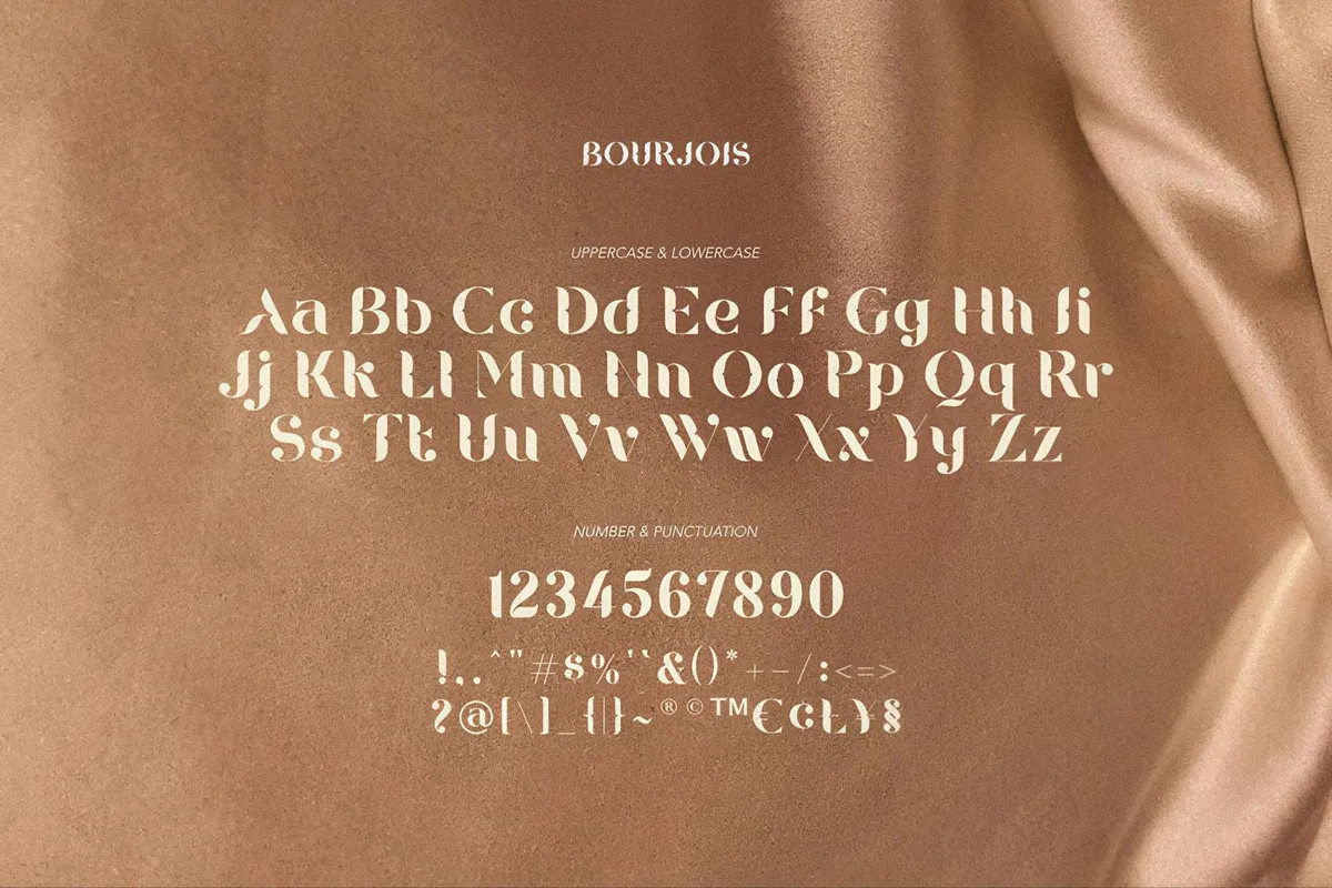 Bourjois - Luxury Font