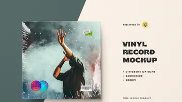 Vinyl Record Mockup