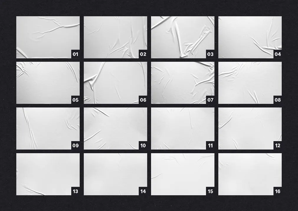 Glued Poster Templates